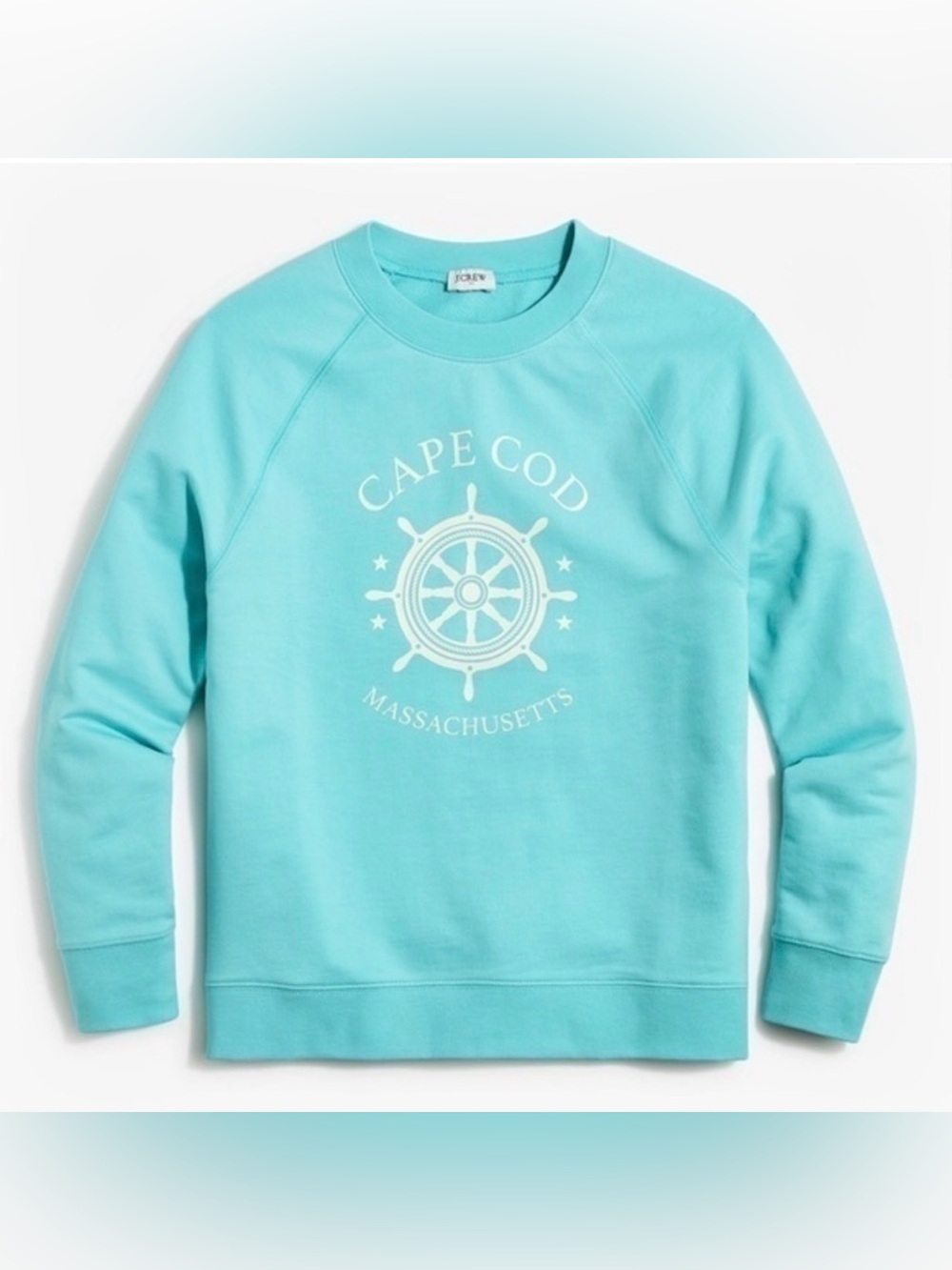 J. Crew AquaCape Cod Sweatshirt NWT, Medium